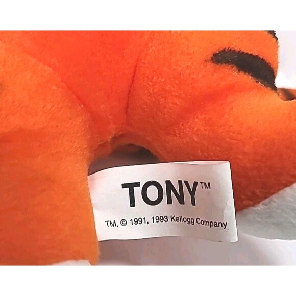 Vintage Tony the Tiger 14” Poseable Arms & Tail Plush Toy Frosted Flakes 1993 - Picture 2 of 7